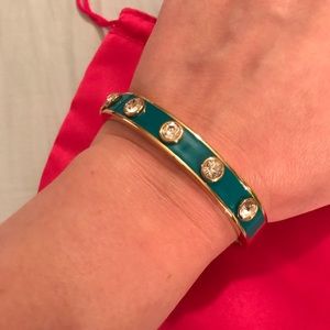 Juicy Couture Gold & Teal Bracelet
